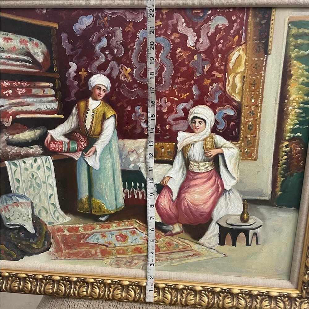 Arabian Rug Seller Paint- Hand paint - Picture 7 of 7